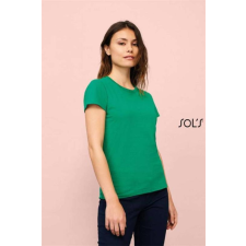 SOLS Póló Sols Imperial női kereknyakú, fuchsia, L munkaruha