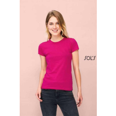 SOLS Póló Sols Miss női női (100%pamut 150g/m2) deep black, 2XL