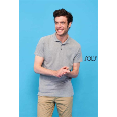SOLS Póló Sols Spring II galléros férfi férfi (100%pamut 210g/m2) navy, 2XL