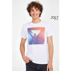 SOLS Póló Sols Sublima unisex unisex (100%poliészter 160g/m2) white, L