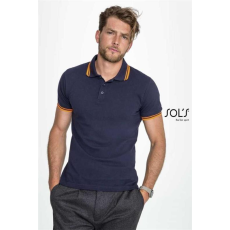 SOLS Pólóing Sols Pasadena férfi férfi, forest green/white, L