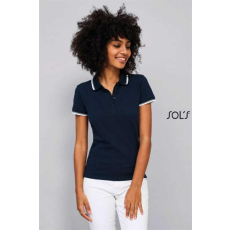 SOLS Pólóing Sols Practice női női, white/navy, M