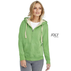SOLS Pulóver Sols unisex cipzáras unisex (80%pamut 20%poliészter 280g/m2) grey melange, L