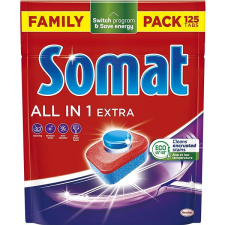 Somat All in 1 Extra, 125 db tisztító- és takarítószer, higiénia