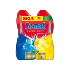 Somat Excellence Duo Gel gépi mosogatószer gél 2x684 ml (76 mosogatás) tisztító- és takarítószer, higiénia