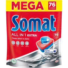 Somat Mosogatógép tabletta 76 db/doboz All in One Extra Somat tisztító- és takarítószer, higiénia