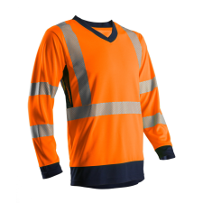  SOMO HI-VIZ NARANCS HOSSZÚ UJJÚ PÓLÓ CO/PES GRS_4XL láthatósági ruházat
