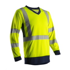  SOMO HI-VIZ SÁRGA HOSSZÚ UJJÚ PÓLÓ CO/PES GRS_3XL