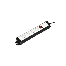 Somogyi 4-es elosztó kapcsolóval  (PNV 04K/WH) (PNV 04K/WH) hosszabbító, elosztó