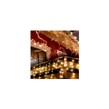 Somogyi Elektronic LED-es fényfüggöny, 600 db melegfehér LED karácsonyfa izzósor