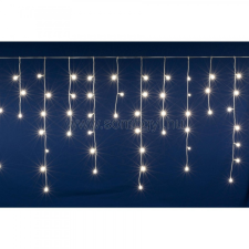 Somogyi Elektronic LED-es jégcsap fényfüzér, 5m / 200 LED, sorolható, melegfehér karácsonyfa izzósor