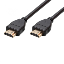 Somogyi HD 4K/1,8 V 2.0 aranyozott HDMI kábel Fekete kábel és adapter
