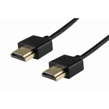 Somogyi HDS 2 HDMI (apa - apa) kábel 2m - Fekete (HDS 2) kábel és adapter