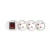 Somogyi Home ELOSZTÓ 3-AS 3M 3×1,5MM2 KAPCSOLÓS