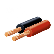 Somogyi KL 0.35-10X Hangszóróvezeték 2x0.35mm 10m - Piros-fekete (KL 0.35-10X) kábel és adapter