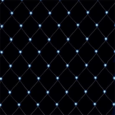 Somogyi KLN 400C/WH LED-es Fényháló IP44 6x4m hideg fehér karácsonyfa izzósor