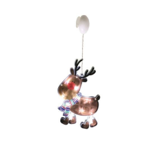 Somogyi LED-es Ablakdísz Rénszarvas forma 26cm hideg fehér (KID 311) karácsonyfa izzósor