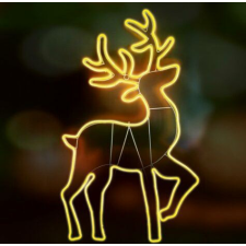 Somogyi NEON 4 LED-es neon light figura, szarvas karácsonyfa izzósor