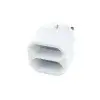 Somogyi NV 1/WH 2x2,5A 2x500 Watt 2-es euro fehér hálózati elosztó