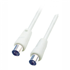 Somogyi RF 5 Koax kábel dugó-aljzat 5m Fehér (RF 5) kábel és adapter