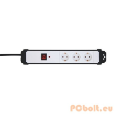 Somogyi Somogyi NVP-03KWH túlfeszültségvédett hálózati elosztó 2m hosszabbító, elosztó