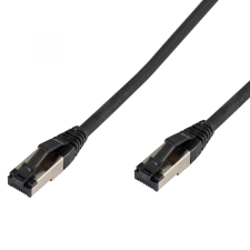 Somogyi STP CAT8 Patch kábel 1.5m Fekete (STP 1,5) kábel és adapter