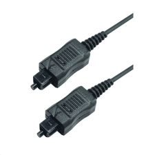Somogyi toslink optikai kábel 1,5m (OPK 2/1,5) kábel és adapter