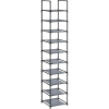 Songmics 10 szintes cipőtartó 33 × 33 × 173 cm, szürke