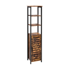 Songmics Állószekrény / tároló polc - Vasagle Loft - 37 x 167 cm fürdőszoba bútor