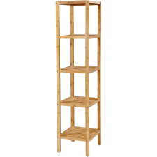 Songmics Bambusz polc fürdőszobába, konyhába, 5 szintes 33x33x96cm bútor