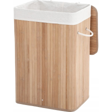 Songmics Bambusz Szennyeskosár, XL-Es Összecsukható Szennyestartó 72L (LCB10Y XXX) bútor