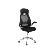 Songmics Ergonomikus Hálós Irodai Szék Fejtámlával Fekete forgószék