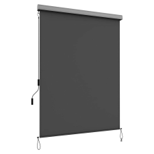 Songmics Függőleges napellenző vízálló 1,4 m x 2,5 m, szürke kerti bútor