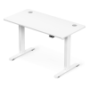 Songmics Íróasztal / számítógépasztal tárolóval - elektromos magasság állítás - Vasagle Loft - 120 x 60 cm (fehér)