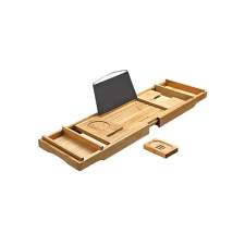 Songmics kádpolc, bambusz, 109cm fürdőszoba bútor