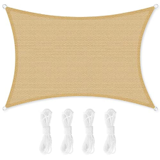 Songmics Napvitorla 3x5 m, homok sárga kerti bútor