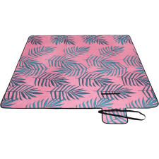 Songmics piknik takaró, strand pléd 200 x 200 cm, páfrányminta és rózsa lakástextília