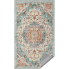 Songmics Vintage stílusú, gépben mosható szőnyeg 92 x 153, aqua blue