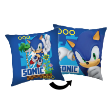  Sonic a sündisznó Coin Chase párna, díszpárna 40x40 cm lakástextília