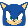  Sonic a sündisznó gyerek sapka (52 cm)
