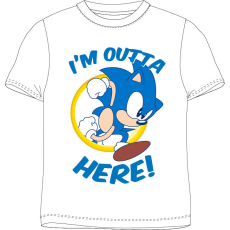 Sonic, a sündisznó Here gyerek rövid póló, felső
