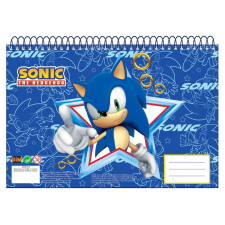 Sonic, a sündisznó Sonic a sündisznó A/4 spirál vázlatfüzet, 30 lapos füzet