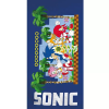 Sonic, a sündisznó Sonic a sündisznó fürdőlepedő, strand törölköző 70x140cm (Fast Dry)