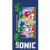 Sonic, a sündisznó Sonic a sündisznó fürdőlepedő, strand törölköző 70x140cm (Fast Dry)