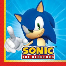  Sonic a sündisznó szalvéta 20 db-os 33x33cm papírárú, csomagoló és tárolóeszköz