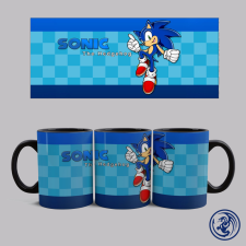 Sonic bögre (Fekete) bögrék, csészék