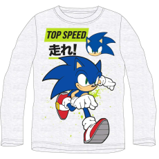 Sonic Sonic hosszú ujjú póló szürke 3-4 év (104 cm)