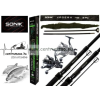  Sonik Xtractor Carp Rods Kit 10' 3,0M 3,25Lb + 5000 Xtractor Reels + 42" Carp Net (2 Bot+2 Orsó+Merítő) Pontyozó Szett (Sn145-325)