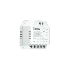 Sonoff Dual (R3) WiFi-s okosrelé, két áramkörös, fogyasztásméréssel, redőnyvezérléssel (15A) okos kiegészítő
