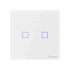 Sonoff Érintőképernyős kapcsoló WiFi T0 EU TX (2 csatornás) okos kiegészítő